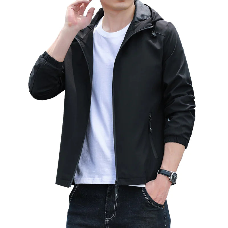 Lightweight Hooded Jacket for Spring and Autumn