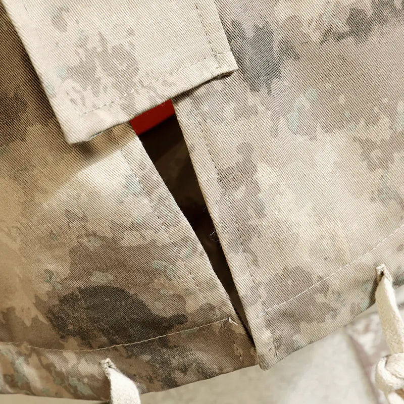 Camouflage Hooded Jacket - Autumn Military Style